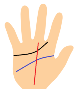 手相で見る運命線の年齢域