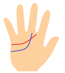 忍耐線が運命線になる手相